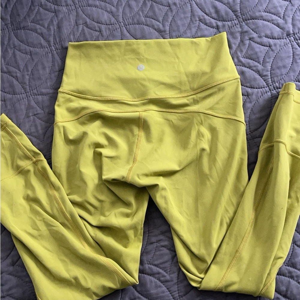 Lime Green High-Waisted Leggings
